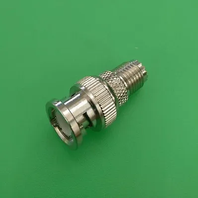 (1 PC) Mini UHF Female To BNC Male Connector - Free Shipping • $6.99