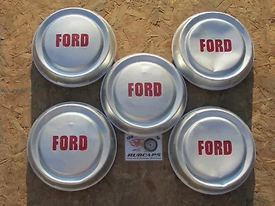 🚗1957-60 Ford 3/4 Ton Pickup Truck Van Painted Dog Dish Hubcaps Lot Of 5🚗 • $359.95