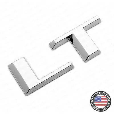 19-21 Chrome For Silverado 1500 Tailgate LT Letter Logo Emblem Badge Z71 4x4 • $12.72