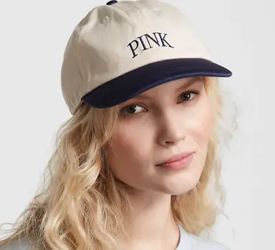 Victoria Secret PINK Ladies Baseball Hat Navy Blue • $9.99