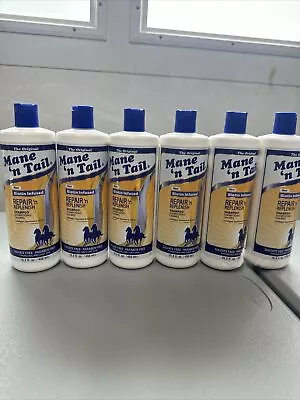 Mane 'n Tail Biotin Infused Repair 'n Replenish Shampoo 15.2 Oz 6 Pack • $40