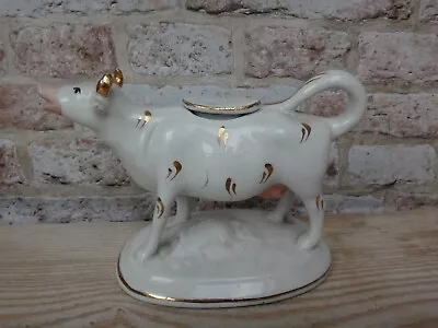 Antique Staffordshire Cow Creamer • £38