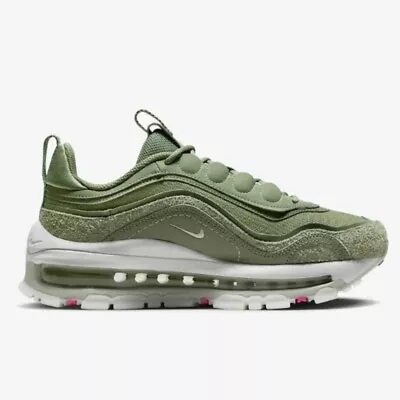 NIKE Air Max 97 Futura Shoes Runners Sneakers OIL GREEN Womens US 7 EUR 38 NEW • $134.95