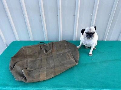 $47 • Buy Vintage Military U.S. Canvas Army Vietnam Korean War Infantry Duffle Bag