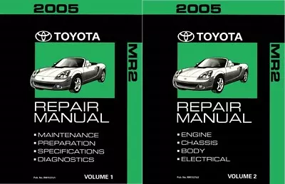 2005 Toyota MR-2 Shop Service Repair Manual • $160.96