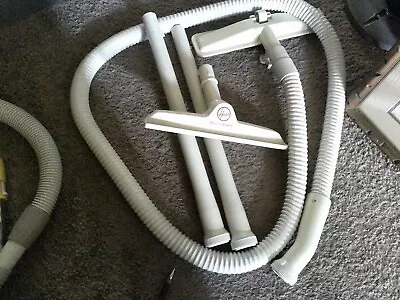 Vintage Hoover Upright Vacuum Cleaner Attachments And Hose Set • $39