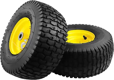 2 Mower Front Tires 15x6-6 For Cub Cadet XT1 LT50 LT46 Super LT-1550 LTX-1046 KW • $118.54