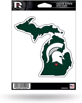 Michigan State University Spartans 5 Inch Sticker Decal Home State Design... • $12.79