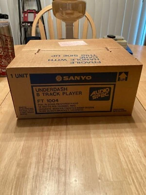 $150 • Buy Vintage Car New UNopened Box Sanyo FT 1004 8 Track/FM Radio Player