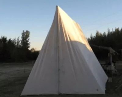 Canvas Waterproof Wedge Tent Medieval Reenactment Or Larp Event. 14.5 X 9.5 X10 • $1400