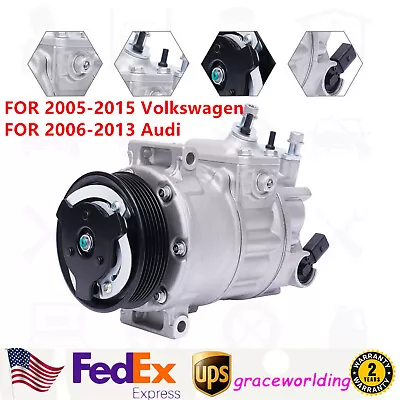 Air Conditioner Car A/C Compressor For Audi A3 TT VW Jetta Golf GTI Beetle USA • $109.25