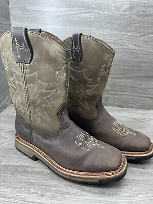 Cabela's Pinedale XT Deer Skull Weatern Square Toe Boots Gently Used Sz 12 M • $59.99