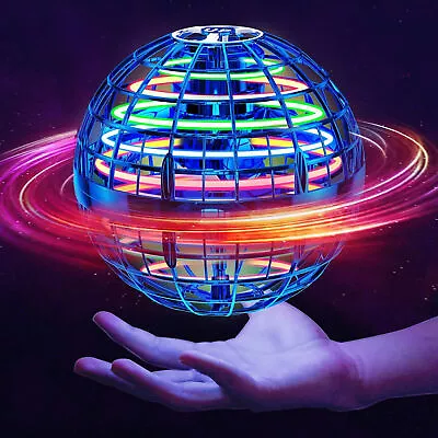 Magic Hover Orb Ball Toy With Colorful Light Rotating UFO Sphere Remote Control  • $11.88