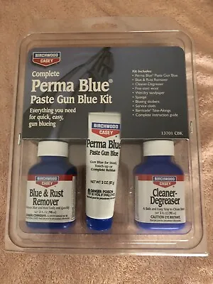 $24.99 • Buy Birchwood Casey CBK Perma Blue Paste Finishing Kit FREE SHIPPING FAST SHIPPER