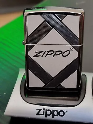 2007 Unparalled Tradition Black Ice Finish Zippo Lighter (20969) Unused In Box  • £25.99