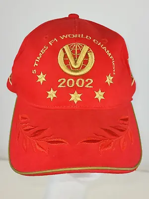 VTG Michael Schumacher 5 Time World Champion 2002 Official Ferrari Hat Cap MSM • $49.95