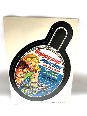 1973 Topps Wacky Packages Series 2 Sticker - Gyppy Pop Corn • $5.95