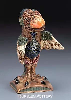 Burslem Pottery Grotesque Bird The Prosecutor Inspired By Martin Brothers • £269