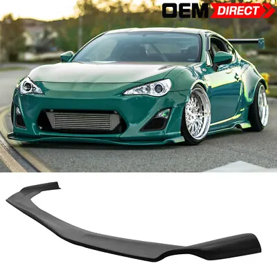 Fits Universal G Style Unpainted Front Bumper Lip Splitter Spoiler Flexible PU • $99.98