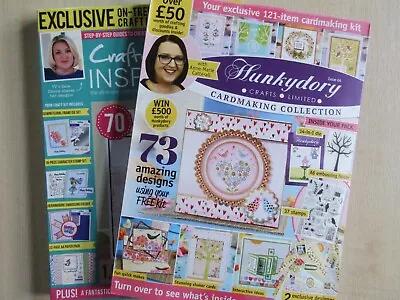 Hunkydory Box Magazine Issue 4 & Crafter's Inspiration Magazine Issue 26 SEALED • £16