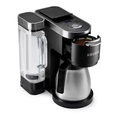 Keurig - K-Duo Plus 12-Cup Coffee Maker And Single Serve K-Cup Brewer - Black • $185