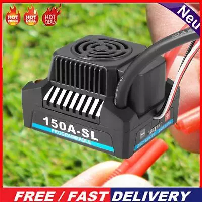 Brushless ESC With 5A/5.8V BEC Electric Speed Controller For 1/8 RC Car (150A) • £29.56
