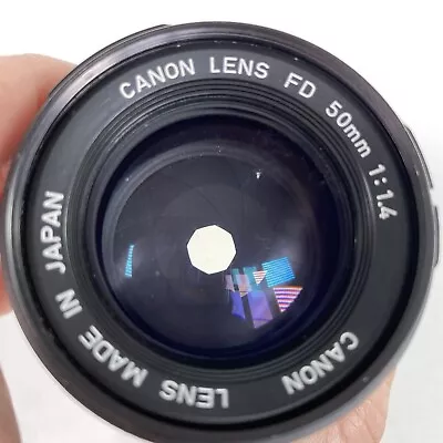 Canon 50mm F/1.4 FD Standard Manual Focus Lens - • £75