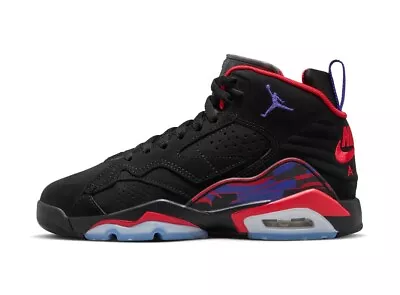 Nike Air Jordan MVP Raptors Black Shoes Sneakers GS Kids Size US 7Y NEW ✅ • $160