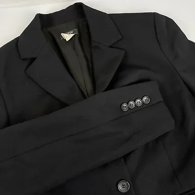 J Crew Jacket Women's Size 2 Blazer Wool Lined Double Pockets Career Office • $23.75