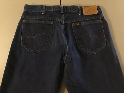 Lee Blue Jeans Men’s Denim Original Fit 34x32 34 X 32 • $24.99