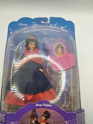 VINTAGE RARE DISNEY MUSICAL CLASSIC 7  MARY POPPINS DOLL 1994 SEALED Mattel Read • $29.99