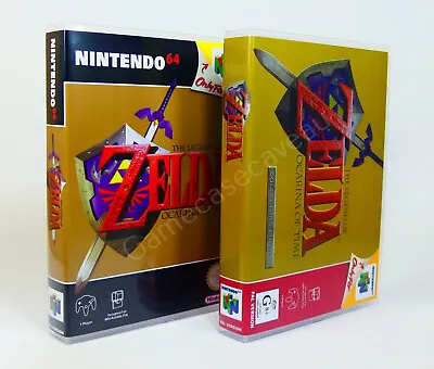 Storage CASE For Use With N64 Game - The Legend Of Zelda Ocarina Of Time • $14.95