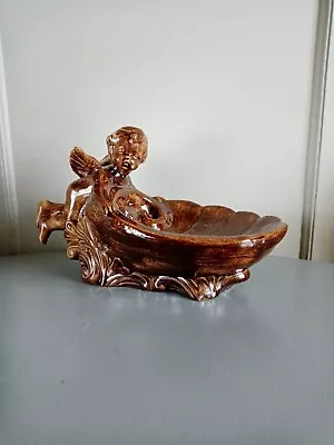 Ceramic Cherub Angel Soap Dish/Jewellery Dish  • £15