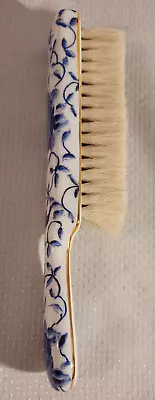 Vintage Blue & White Delft China Butler Crumb Catcher Table Sweeper Brush 8  • $25.92