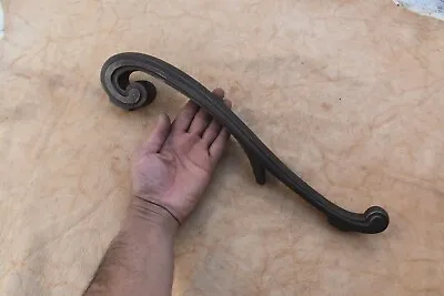 Vintage Cast Iron Large Victorian Door Gate Door Handle Vintage Pull Handle • $98