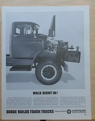 1963 Magazine Ad For Dodge - Cab Forward Truck Walk Right In! Accessible Engine • $4.95