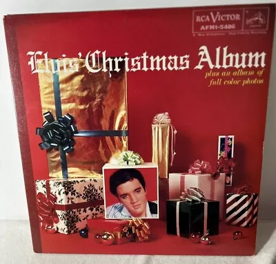 Elvis' Christmas Album AFM1 5486 Gatefold Photo Booklet 50th Anniversary Mono • $15