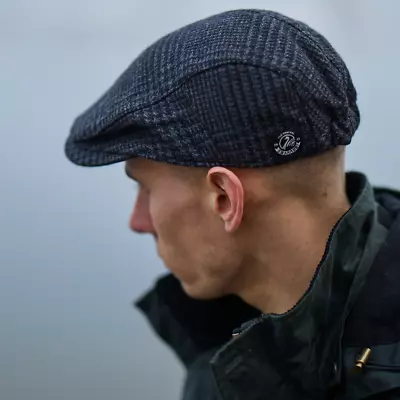 Bristol Flat Cap - Webb Check • $49.95