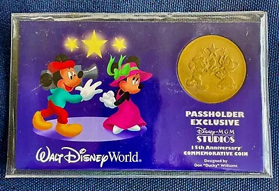 Disney World MGM Studio Passholder Exclusive 15th Anniversary Commemorative Coin • $0.99