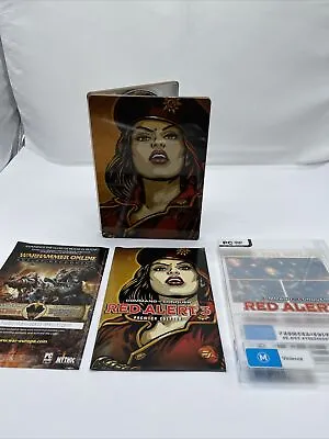 Command & And Conquer: Red Alert 3 (Premier Edition) Rare PC Steelbook W Manuel • $31.45