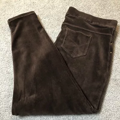 90’s Avenue Woman’s Corduroy Jeggings Sz 22/24 Mid Rise Tapered Stretch Comfort • $16