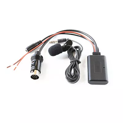 Bluetooth Adapter Audio Music AUX Cable+Microphone For Kenwood 13-pin CD Stereo • $8.37