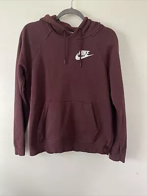 Nike Maroon Long Sleeve Hoodie Size M • $15