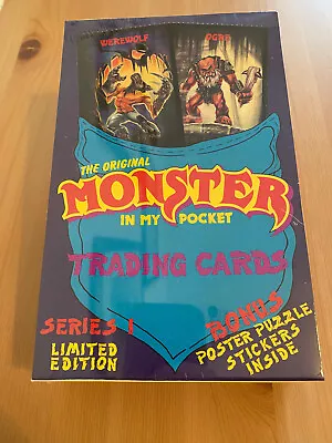 1991 Original Monster In My Pocket Series 1 Limited Edition Factory Sealed Box • $54.95