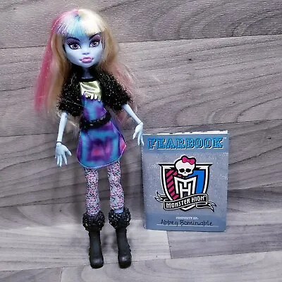 Monster High Picture Day Abbey Bominable Doll Daughter Of Yeti + Fearbook • $24.99