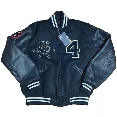 G/FORE SETTLEMIERS Limited Edition Letterman Jacket ONYX SIZE SMALL MSRP $795 • $560