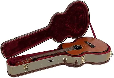 Crossrock OM/000 Guitar Hard Case Multi-layer Wood Case Sturdy Arch-top Style • $139.99