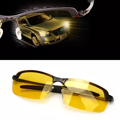 $16.90 • Buy Sunglasses Prevention Glasses Polarized Night Vision Driving Yellow AU
