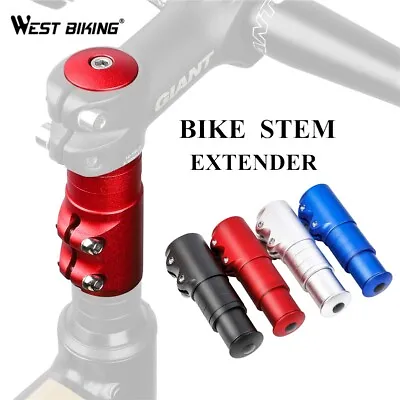 Accessories Fork Stem Extender Alloy Mountain Bike Cycling Cover MTB Parts Riser • $10.99