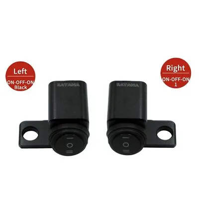 12V Motorcycle ATV 10mm Mirror Mount Switch ON-Off-ON Waterproof Toggle Switch • $6.50
